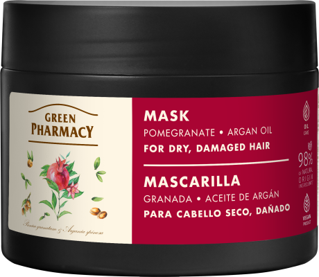 Маска Green Pharmacy для сухого, пошкодженого воло 2