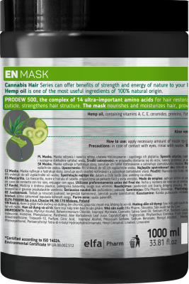 Маска Dr.Sante Cannabis Hair Інтенсивне відновленн 3