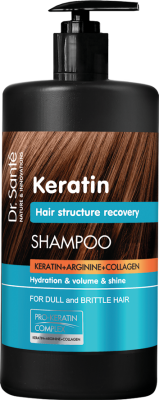 Шампунь для волосся Dr.Sante Keratin Відновлення с 2