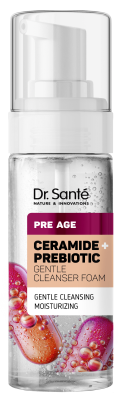 Ніжна очищуюча пінка Dr.Sante Pre Age Керамід + Пр 2