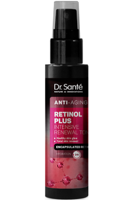 Інтенсивно-відновлюючий тонер Dr.Sante Retinol Plu 2