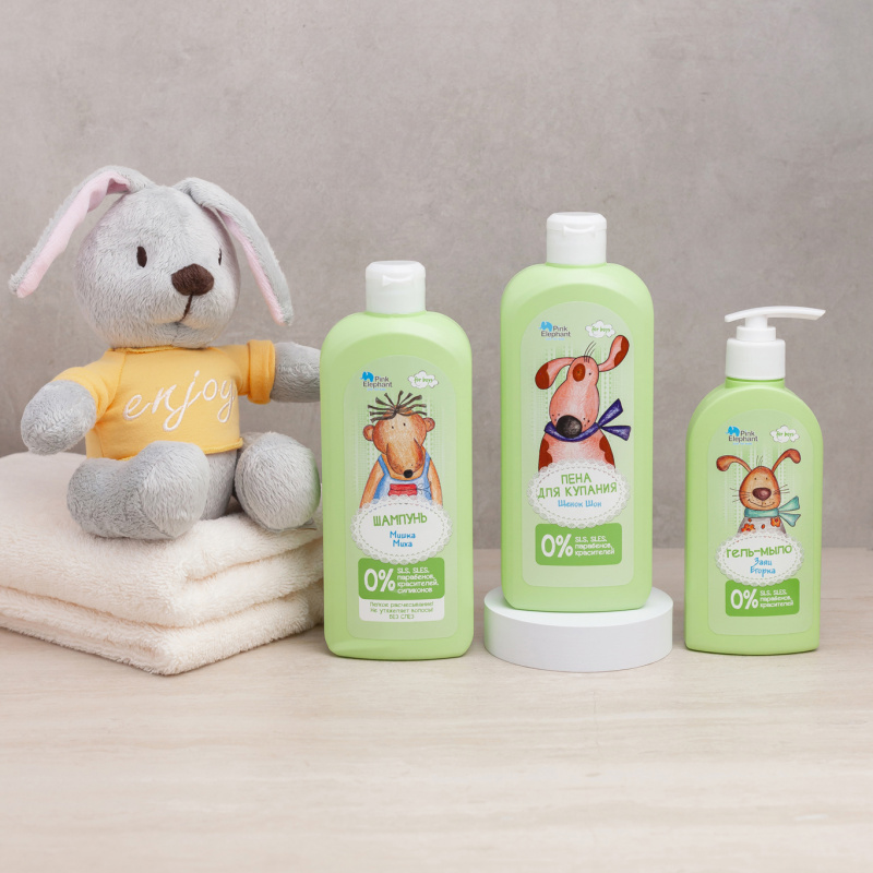 Гель-мило Pink Elephant Rabbit Harry 250 мл 3