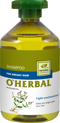 Шампунь O'Herbal для жирного волосся 500 мл EN 2