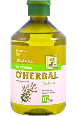 Освіжаючий гель для душу O'Herbal з екстрактом вер 2