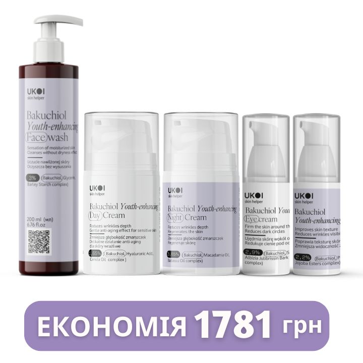 Набір по догляду за обличчям UKOI Bakuchiol l Yout 2