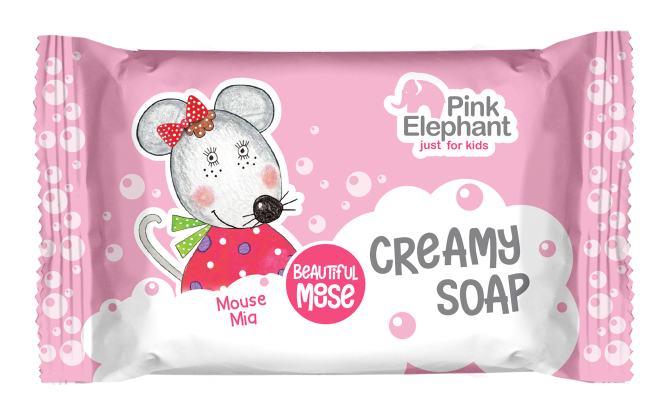 Дитяче крем-мило Pink Elephant Мишка Варя 90 г