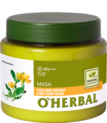 Маска O'Herbal для об'єму тонкого волосся 500 мл EN
