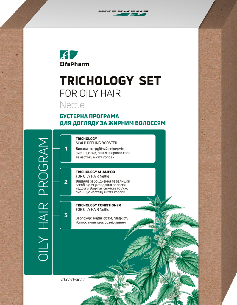 Трихологічний набір Програма для жирного волосся Elfa Pharm Oily Hair