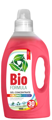 [4820168434846] Гель-концентрат BIO Formula для прання кольорових тканин Colored Rainbow 1 л