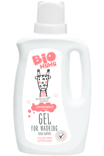 [4820168431104] Гель для прання BIO Няня дитячої білизни Ромашка 1000 мл
