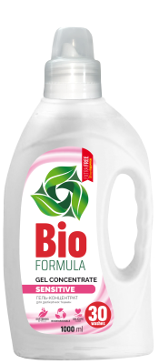 [4820168434815] Гель-концентрат BIO Formula для прання делікатних тканин Sensitive 1 л