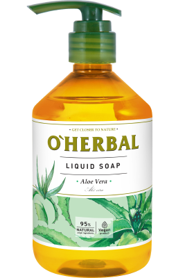 [5901845506281] Рідке мило O'Herbal з екстрактом алое вера 500 мл