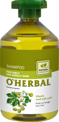 [5901845500463] Шампунь O'Herbal для кучерявого і неслухняного волосся 500 мл