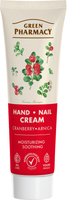 [4823015945670] Крем для рук і нігтів Green Pharmacy Журавлина та арніка 100мл