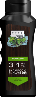 [4823015936203] Гель-шампунь 3в1 Cool Men Ultramint EN 400 мл